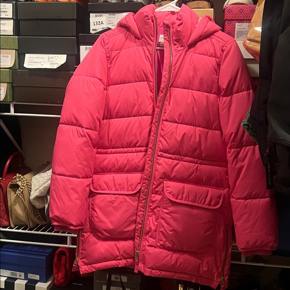 Women’s Jcrew Puffer Coat. Size Small. Worn once. - Picture 5 of 6